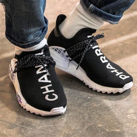 chanel x pharrell sneakers|adidas human race chanel.